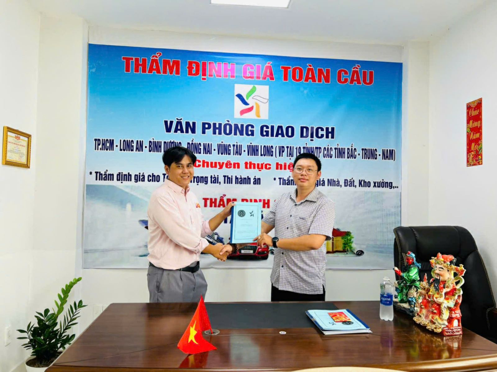 LỂ KÝ KẾT HỢP TÁC GIỮA CTY LUẬT & CTY THẨM ĐỊNH GIÁ TOÀN CẦU
