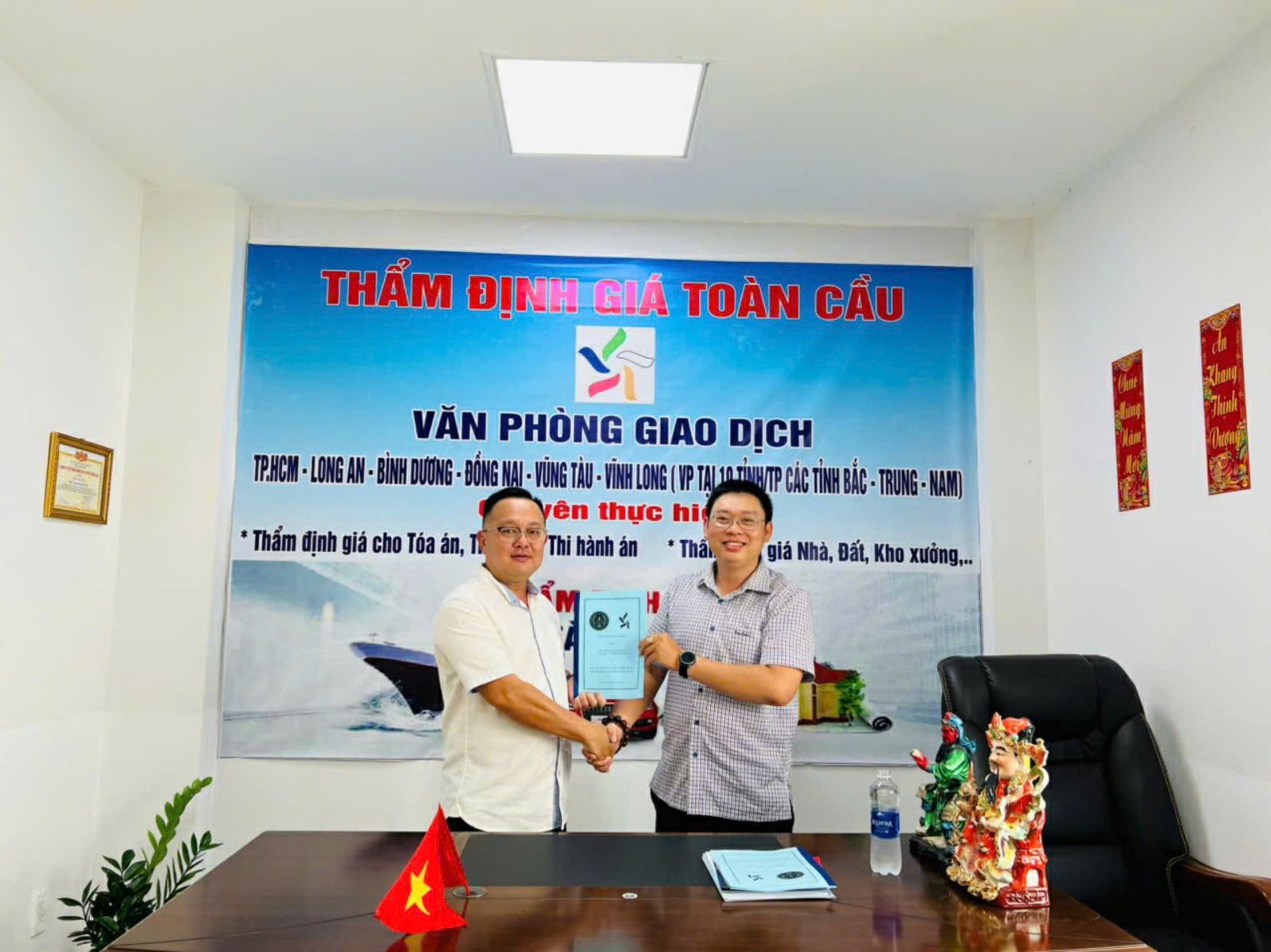 LỂ KÝ KẾT HỢP TÁC GIỮA CTY LUẬT & CTY THẨM ĐỊNH GIÁ TOÀN CẦU